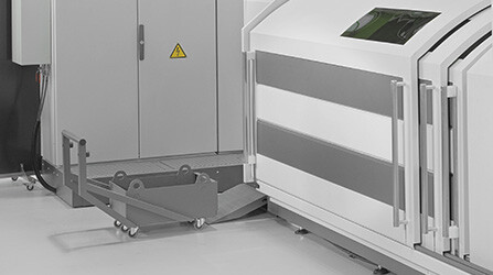 External box for scrap collection