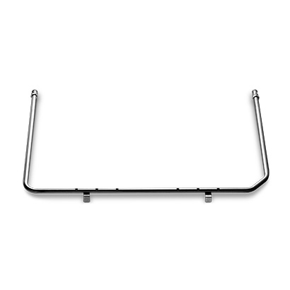 Curved gas ramp with CNC bender 