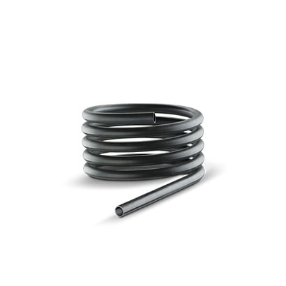 Coil for heat exchange made with CNC tube benders