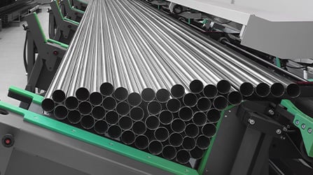 Automatic loader for tube lasers