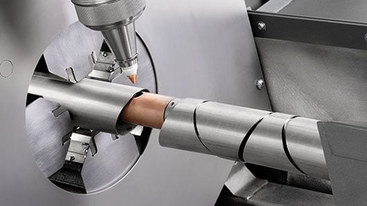 Probe for internal tube cleaning